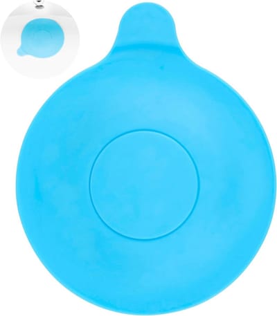 Universele Afvoerstop - Badkuip Douche Stop - Water Besparen - 100% Afdichting - 13 cm Diameter - Blauw