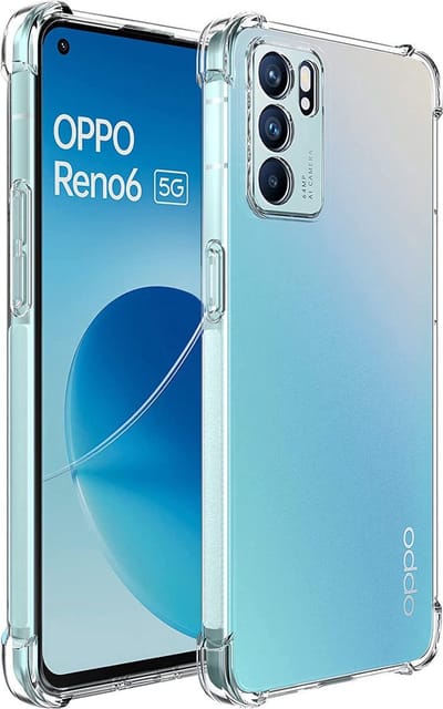 Oppo Reno 6 5G Hoesje Schokbestendig en Dun TPU Transparant