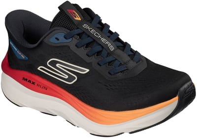 SKECHERS MAX RUN, 221000-BKMT, Running Male Shoes, Black