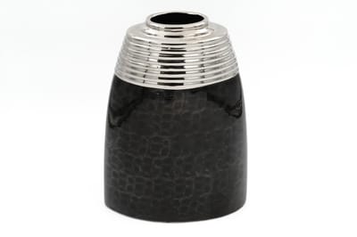 Decoratie Vaas – Keramiek – Zwart - 30cm