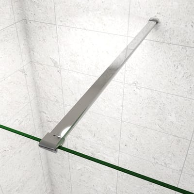 Stabilisatiestang 90 cm douchewand,voor glasdikte 6-8mm.
