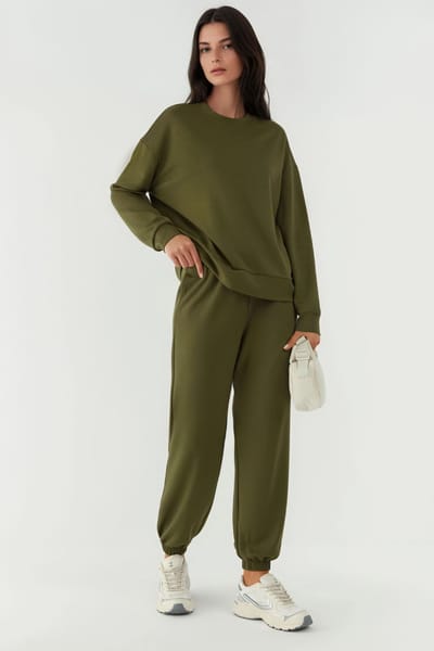 Elastische Taille Modal Touch Joggingbroek