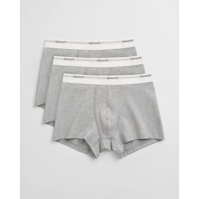Gant Ondermode Core Trunk 3Pack Licht Grijs / male