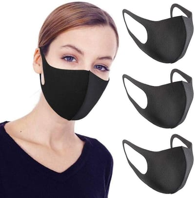 Boolavard 3-pack Unisex Mondmasker, Wasbaar Herbruikbaar anti-stof Gezichtsmasker voor Fietsen, Kamperen Reizen - Bescherming tegen stof, Pollen, Huidschilfers van Huisdieren, andere Irriterende Stoffen in de lucht