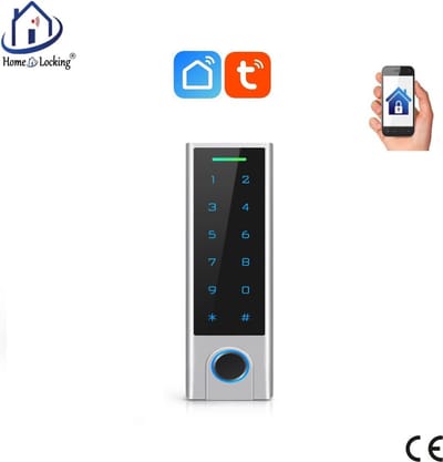 Home-Locking bluetooth-toegangscontrole door vingerafdruk,ID-kaart,wachtwoord, of via APP op gsm. T-1142