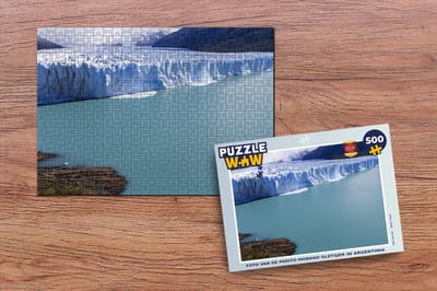 Puzzel Foto van de Perito Moreno gletsjer in Argentinië - Legpuzzel - Puzzel 500 stukjes