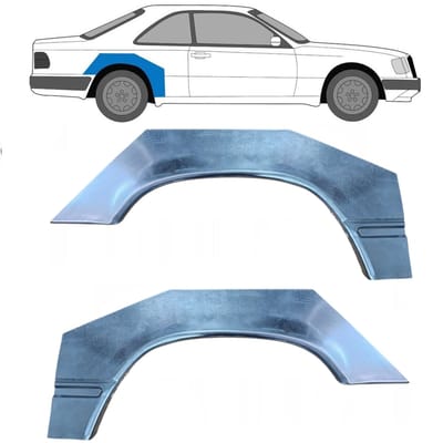 Reparatiepaneel achterspatbord voor Mercedes E-Class W124 1984-1996