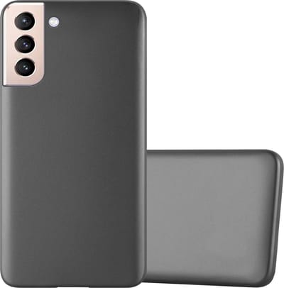 Cadorabo Hoesje geschikt voor Samsung Galaxy S22 in METALLIC GRIJS - Beschermhoes gemaakt van flexibel TPU silicone Case Cover