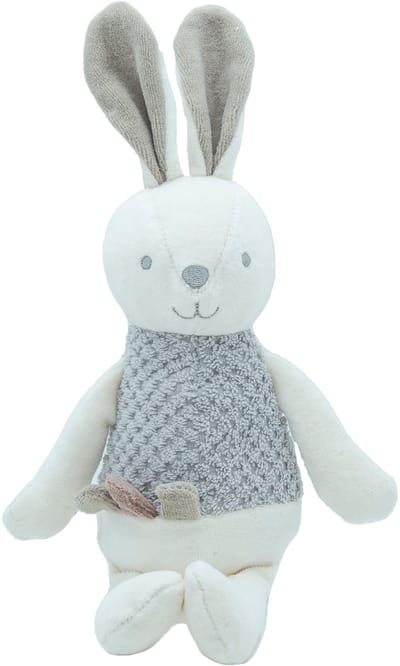 Cute since 1999 - Katoenen Knuffel Konijn - Zittend Konijn Speelgoed- Baby Knuffel - 18cm