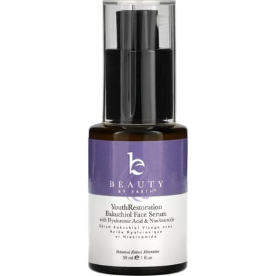 Beauty By Earth, Youth Restoration Bakuchiol Face Serum, 1 fl oz (30 m)