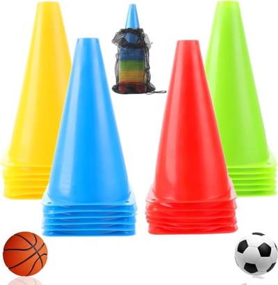 Allecto - Pylonen - Voetbaltraining - 24 stuks - Kunststof