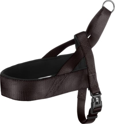 Flamingo Abbi Noors - Harnas Honden - Noors Harnas Abbi Zwart M 50-65cm 20mm - 1st - 132850 - 1st