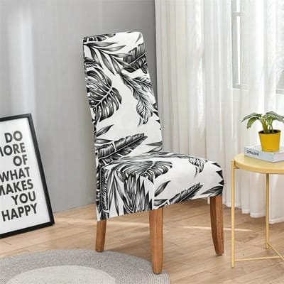 Landelijke Stijl Lange Rug Stoelhoes XL Maat Hoge Rug Stoelhoezen Koning Rug Stoelhoezen Scandinavisch voor Keuken el Banket 2pc