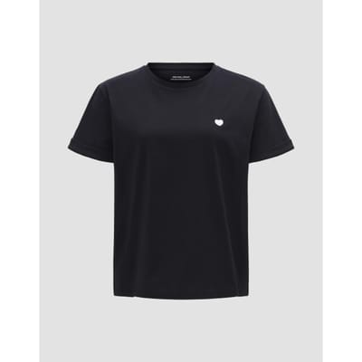 relaxed fit t-shirt met motiefstitching model 'Serz'