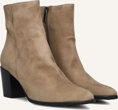 LINA LOCCHI At 156 Enkellaarsjes - Enkelboots met rits - Dames - Taupe - Maat 39