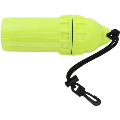Duiken Snorkelen Droogbox Onderwater Waterdichte Cilindrische Droogbox met Clip Geel yellow