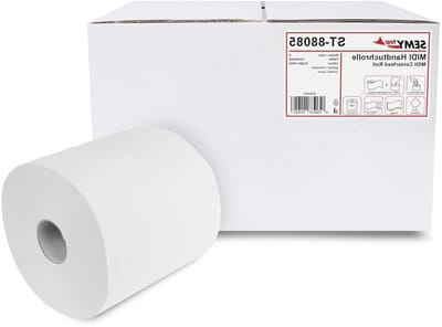 Keukenrol Rollen - Papierrol Absorberend - Huishoudelijk Gebruik - Extra Sterk Cellulose - 20 cm Breed - Wit