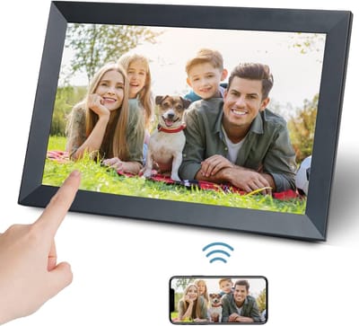 Nexvo® Digitaal Fotolijstje – Digitale Fotolijst – Digitale Fotolijst Met Wifi - Zwart- 26cm x 18cm x 3cm