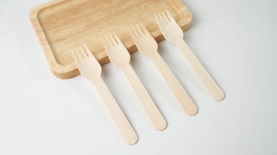 200x Houten Vork 160mm 100% FSC Biologisch