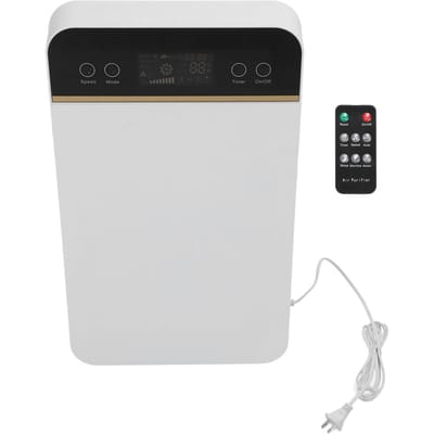 Negatieve Ion Air Purifier Stille Anion Luchtreiniger met Touchscreen Slaapmodus voor Haarstof white
