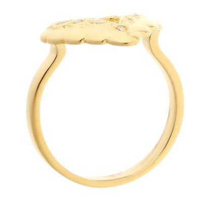 Orphelia Dames 925 Sterling Zilveren Ring - Goud ZR-3936/1