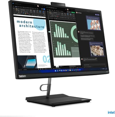 Lenovo ThinkCentre neo 30a Intel® Core™ i5 i5-1240P 60,5 cm (23.8") 1920 x 1080 Pixels Alles-in-één-pc 8 GB DDR4-SDRAM 256 GB SSD Windows 11 Pro Wi-Fi 6 (802.11ax) Zwart
