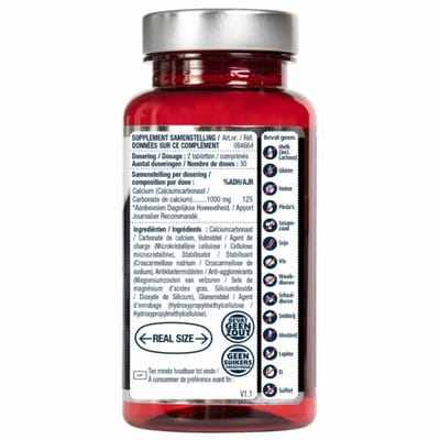 Lucovitaal Super Calcium 1000 mg - 2 x 60 tabletten - Voordeelverpakking