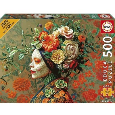 Puzzle - EDUCA - Reine Lézard - 500 pieces - Animaux - 68 x 48 cm - a partir de 10 ans