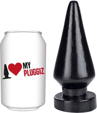Gangbangster - Peak - Buttplug - 14 x 6 cm - PVC - Zwart