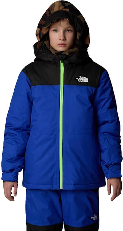 The North Face Freedom Insulated Ski- en snowboardjas jongens Blauw dessin 176