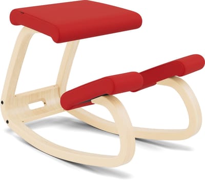 Varier Stokke Variable Balans kniestoel Rood/Naturel Tonal