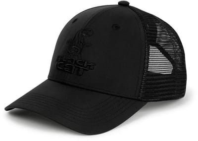 Black Cat Black Trucker Pet Zwart