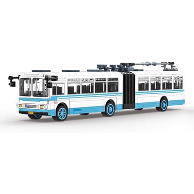 518 STUKS Spoorloze Bus Bouwstenen STEM Educatief Speelgoed voor Kinderen Creatief Leren Constructie Stenen black