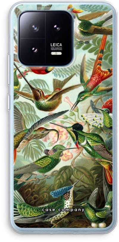 Case Company® - Hoesje geschikt voor Xiaomi 13 Pro hoesje - Haeckel Trochilidae - Soft Cover Telefoonhoesje - Bescherming aan alle Kanten en Schermrand