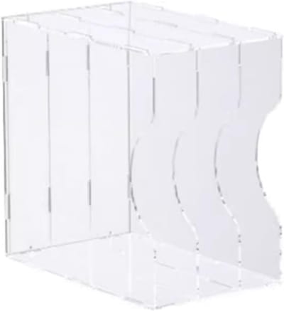 Platenhouder - Opbergrek - Vinyl Organiseren - Drie Compartimenten - 345 cm - Transparant
