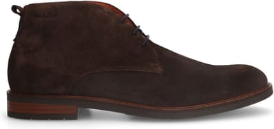 Van Lier - Heren - Bruine suède veterboots - Maat 40