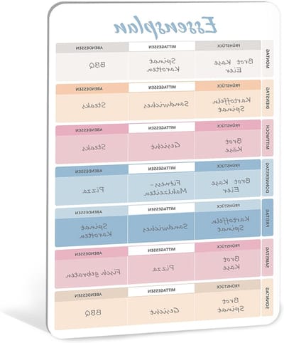 Wekelijkse planner met uitwisbare pagina's voor optimale organisatie en planning