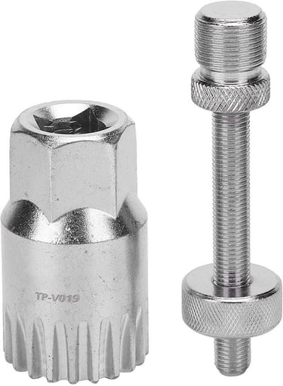 Dailygoods- Trapas Gereedschap Anti-Drop Tool - Fiets Onderhoud - Trapas Sleutel - Fietsgereedschap Koffer - Spline Installatie - Geschikt voor 20 Spiebanen