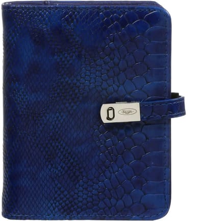 1311-75 Pocket 6 Ringband Agenda Croco Indigo 1 week per 2 paginas 2026-2027-2028