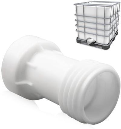 Dailygoods - IBC Tank Adapter S60x6 - Verlengstuk - Afvoerslang - PVC Seal - Waterafvoer - Professioneel gebruik - Duurzaam materiaal
