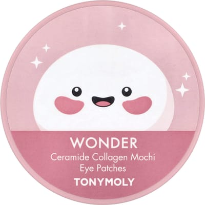 TonyMoly Wonder Ceramide Collagen Mochi Eye Patch, 60 Patches white