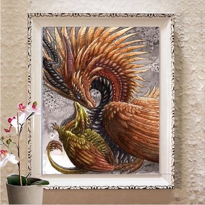 Volledige vierkante boor Diamond schilderij 5D Diy landschap diamant borduurwerk Home Decor cadeau Full Square 20X30CM