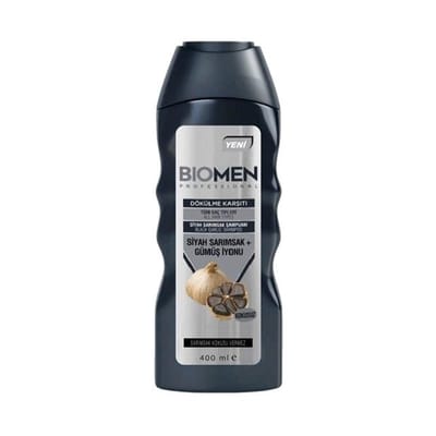 Biomen zwarte knoflook 400 ml - Anti-haaruitval shampoo - haarverzorging - herbal shampoo - Bio shampoo - Anti-haaruitval - Bio shampoo - Herbal shampoo - haarverzorging