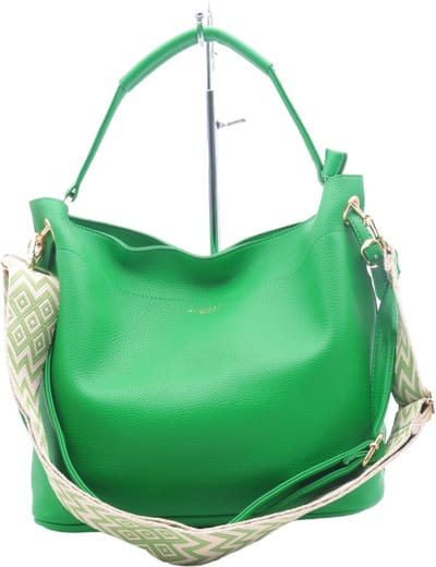 Flora & Co - Bag in bag/tas in tas - handtas/crossbody - fashion riem - groen
