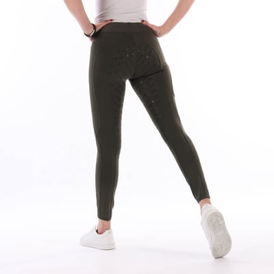 Epplejeck Paardrijlegging Epplejeck Ejphebe Full Grip Kids Donkergroen - 140