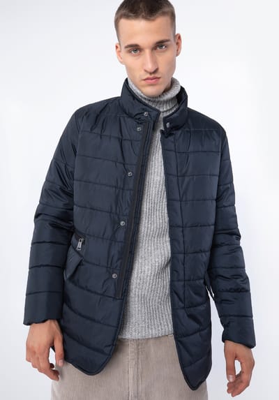 Wittchen - Gequilte Nylonjas - Marine - Elegante Man - Komfortabel