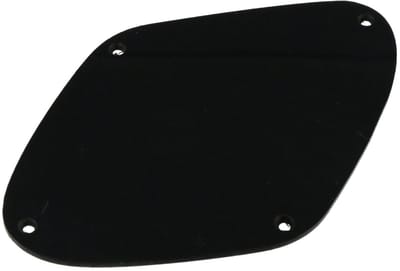 Backplate voor gitaar en basgitaar - Fazley 10690 - Zwart