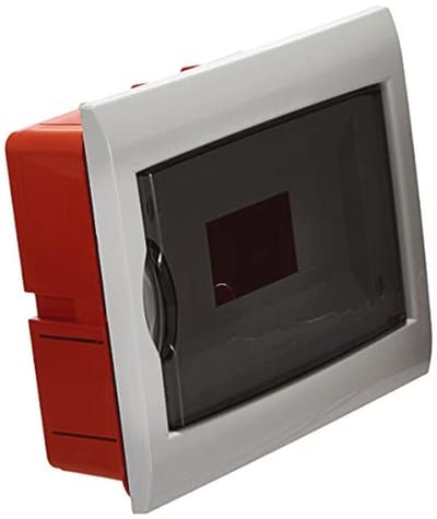 Distributieboard IP40 met 8 Compartimenten en Deur - Wit