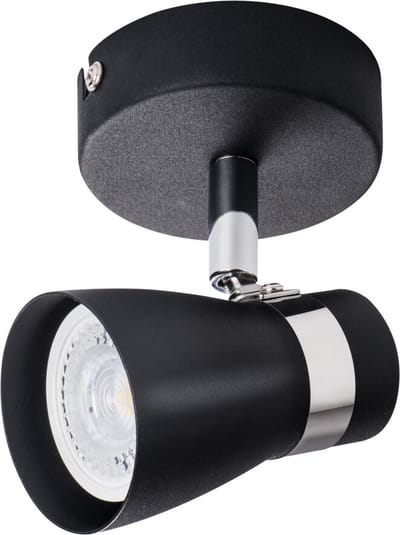 ENALI 1 - wandlamp - plafondlamp spot - incl LED - zwart