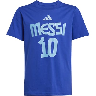 Adidas Performance Messi Name And Number Graphic T-Shirt Kids - Kinderen - Blauw